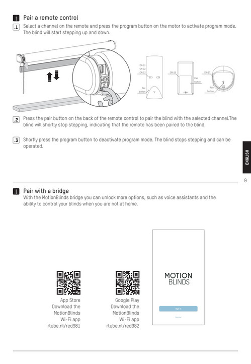 Motionblinds Manual User Motion Cmd Cm Cm Cm Bluetooth