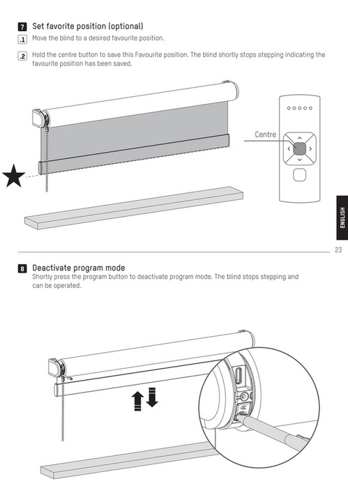 Motionblinds - Manual User Motion Cm-03-e - Page 22-23