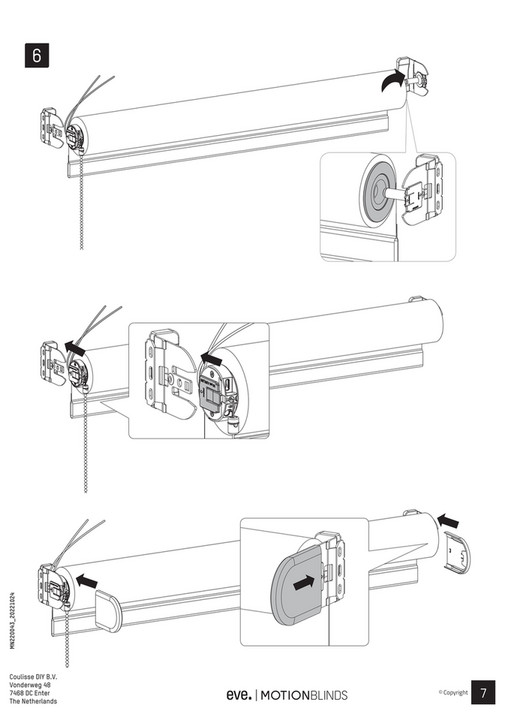 Motionblinds CM-03-E Retrofit Installation Guide - Page 6-7