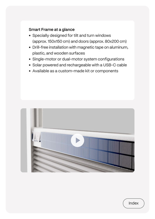 Motionblinds - Motionblinds Product Guide - Smart Frame - Page 1