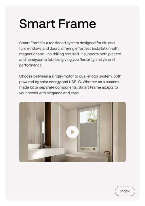 Motionblinds - Motionblinds Product Guide - Smart Frame - Page 1